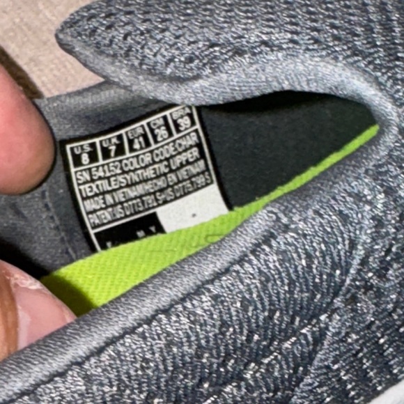 Skechers Men's Gray and Black Mesh Slip-Ons - Picture 5 of 7